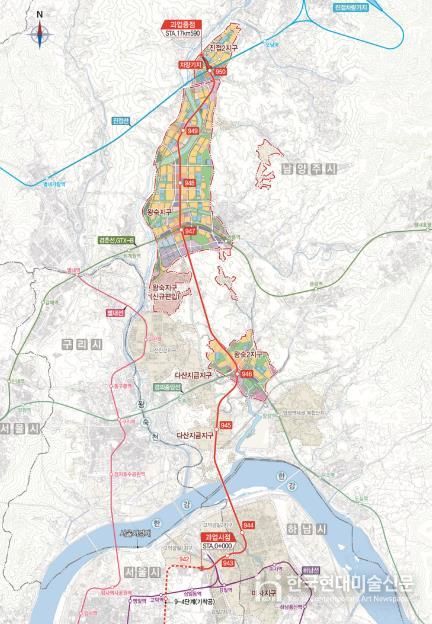 강동하남남양주선 노선도