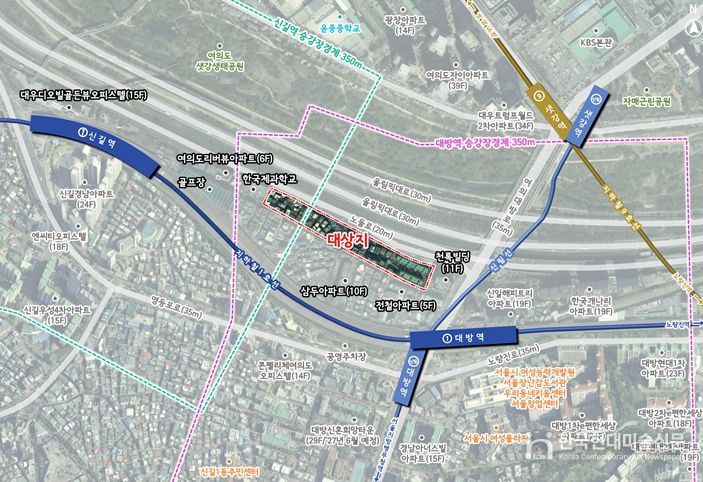 위치도 (영등포구 신길동 1343번지 일대)