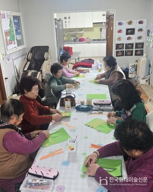 문해교실 수업 사진