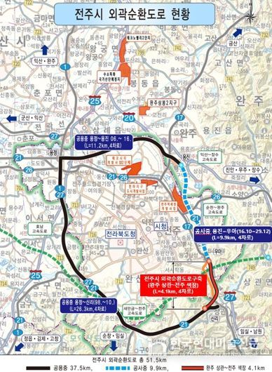 전주 외곽순환도로 ‘마지막 연결축’ 예타 통과 총력 대응