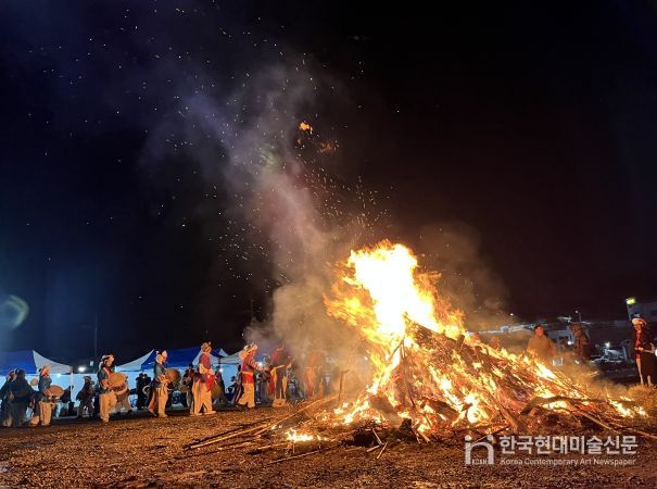 진안중평굿보존회, 정월대보름 행사 망월이야 개최