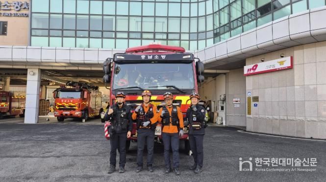 천안서북소방서, 잠긴 문 안 홀로 남겨진 아이…신속 대응으로 무사 구조