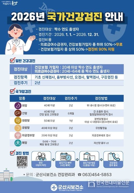 국가 암 검진 참여 독려 및 암 예방 10대 수칙 안내