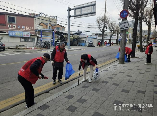 동두천시 생연2동 한국자유총연맹 주관, 환경정화활동 실시