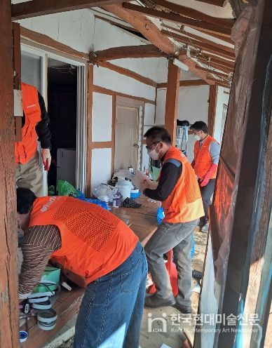 한국타이어 금산공장 봉사단체 나눔회, 중증장애인 가구 봉사활동