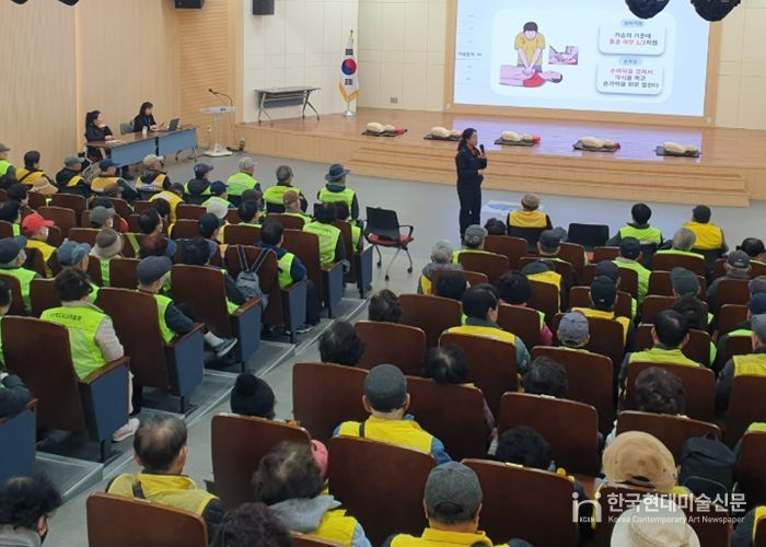 영도구, 노인일자리 팀장 어르신 대상 ‘현장 안전관리교육’ 실시