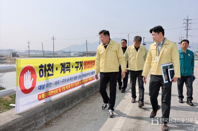 부안군, 하천·계곡 내 불법시설 정비 TF 현장 점검