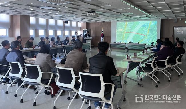 중리동 통장단, 주민자치회, 새마을협의회 대상 중리동 현안사항 설명