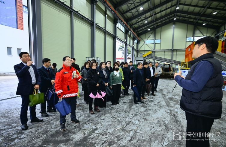 속초 폐비닐 전문 선별시설 방문