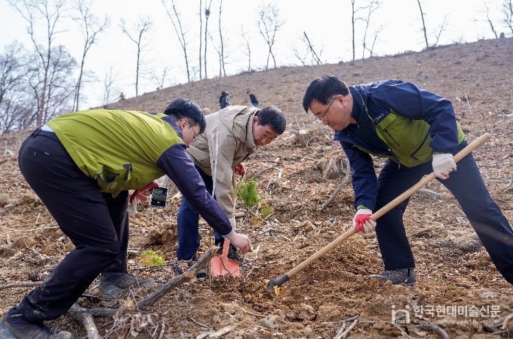 증평군 식목일 나무심기 행사