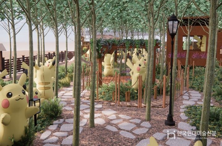 2026 서울국제정원박람회 캐릭터팝업정원 조감도(포켓몬코리아 팝업정원(포켓몬코리아 30주년))