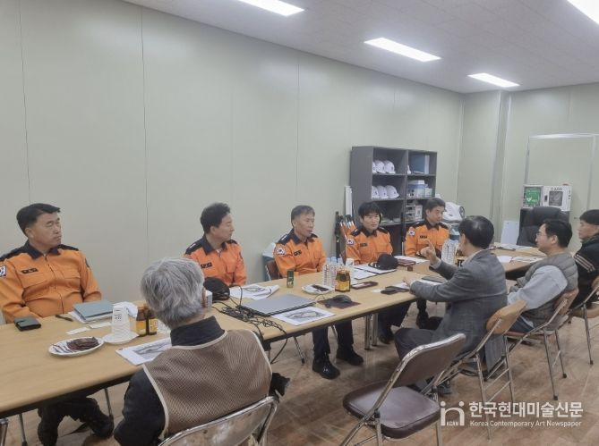 천안서북소방서장, BIT산업단지 ㈜태성 건설현장 방문